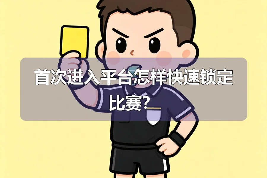 首次进入平台怎样快速锁定比赛?